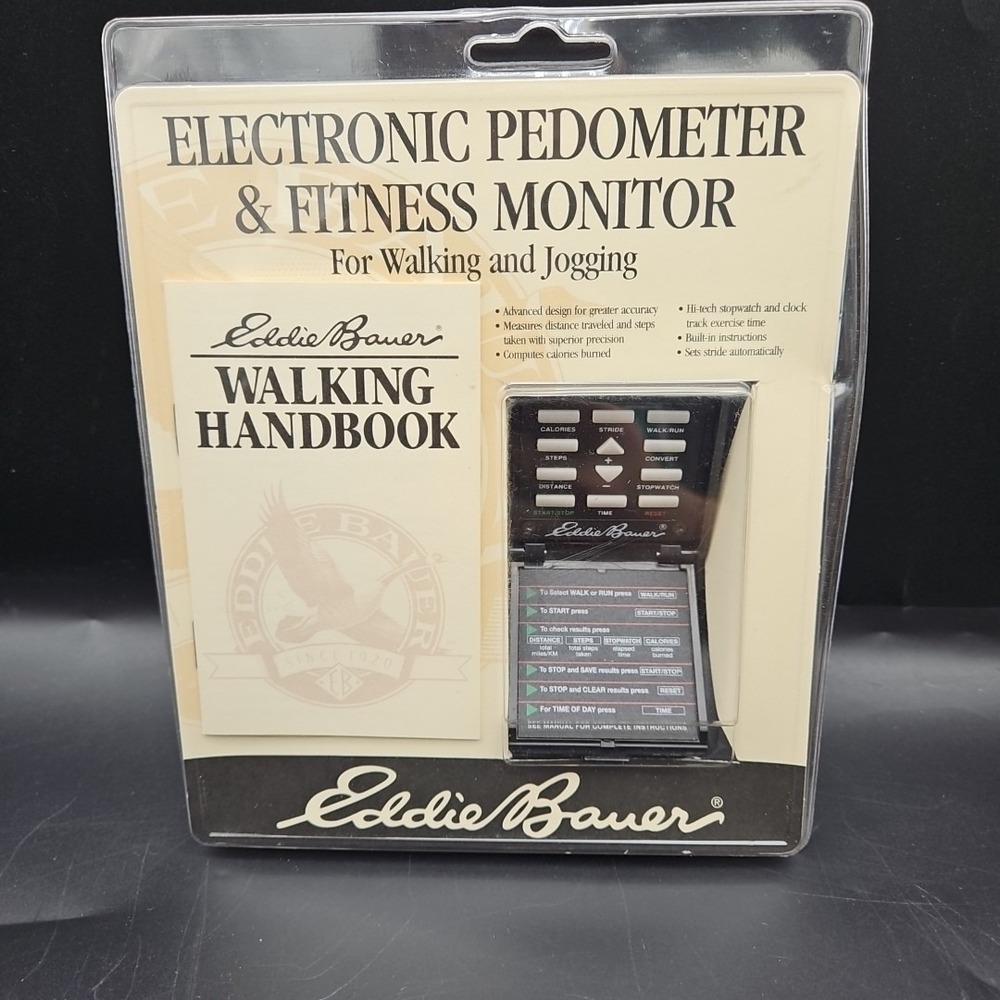 Eddie Bauer Electronic Pedometer & Fitness Monitor Brand New‎ Sealed
